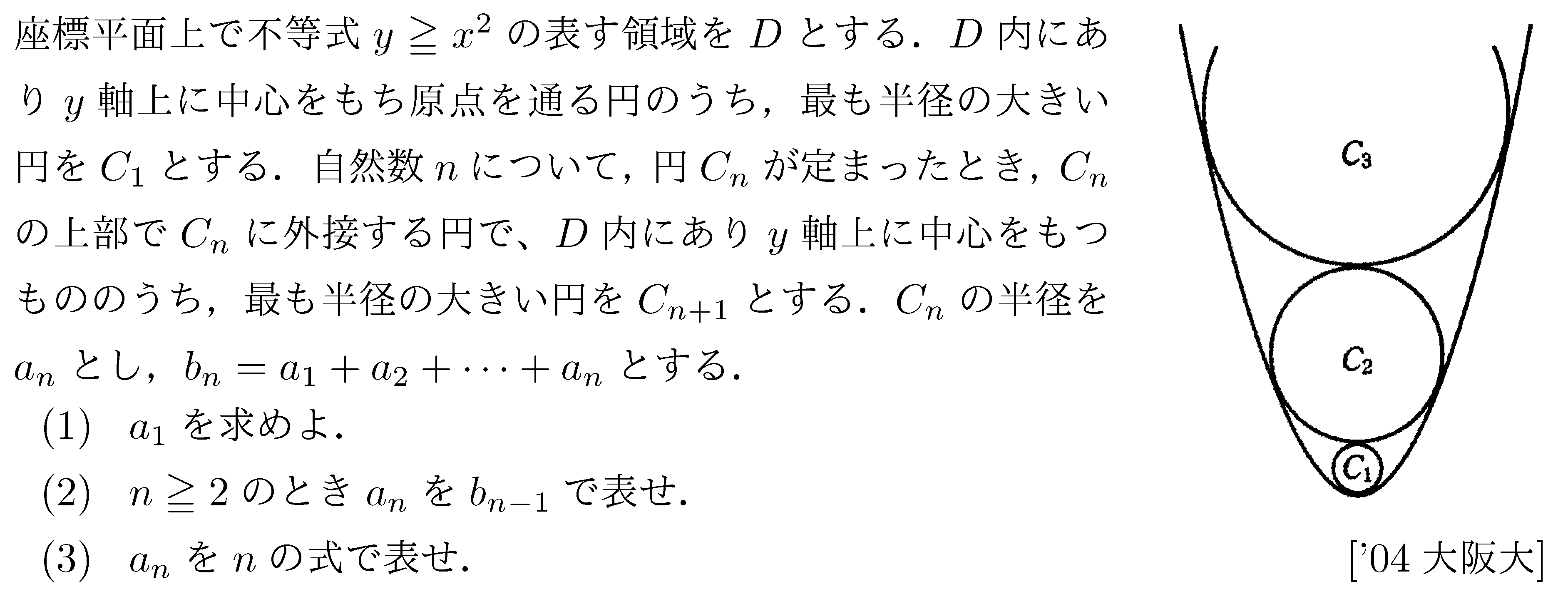 大学入試数学の問題 大学入試数学の問題